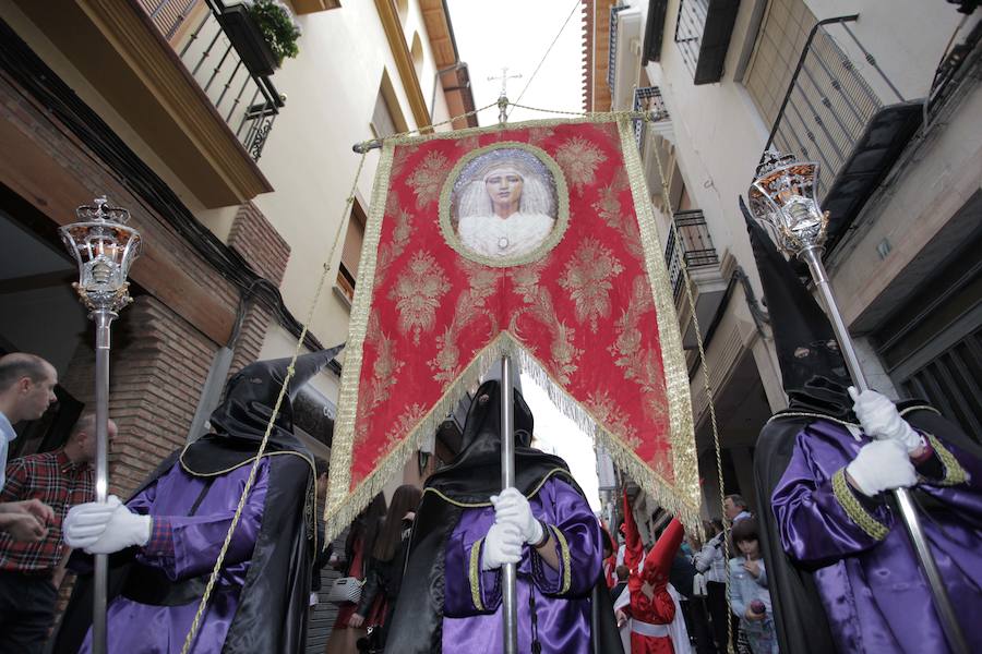 La Oración en el Huerto fue la última cofradía en iniciar su estación de penitencia en un Domingo de Ramos que salió a pedir de boca