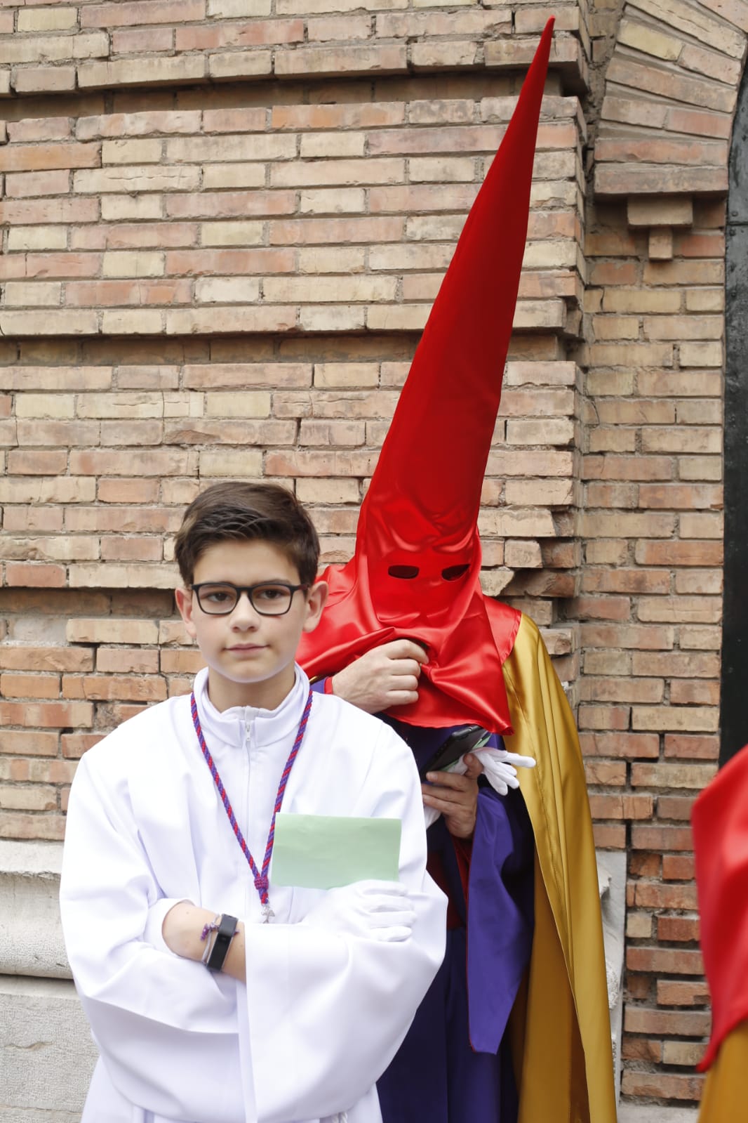 La Hermandad de Los Gitanos sale del Sagrado Corazón pero se tiene que quedr en la Catedral por la lluvia