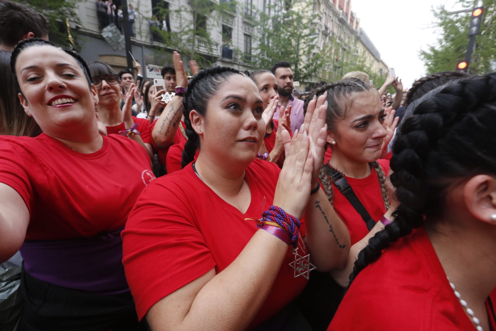 La Hermandad de Los Gitanos sale del Sagrado Corazón pero se tiene que quedr en la Catedral por la lluvia