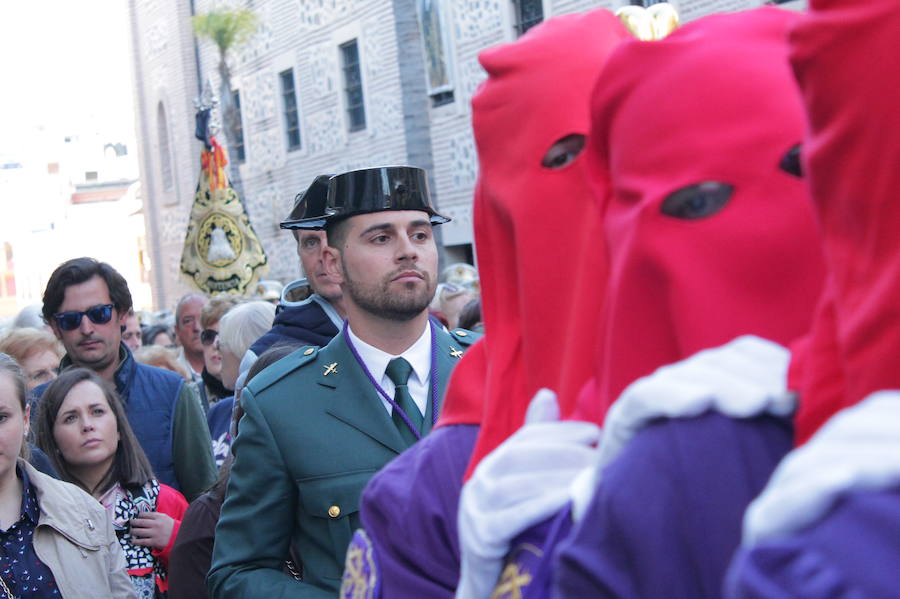 Las puertas de la Encarnación se han abierto a las siete y media de la tarde para dar salida a la Cofradía de Nuestro Padre Jesús Nazareno