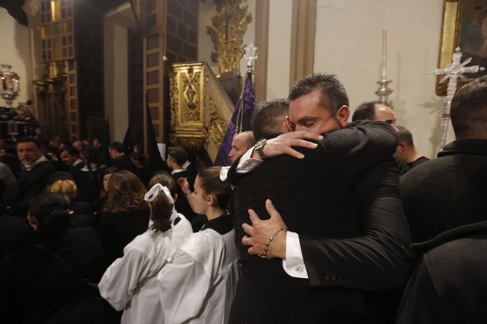 La Concha se queda en su templo por temor a la lluvia