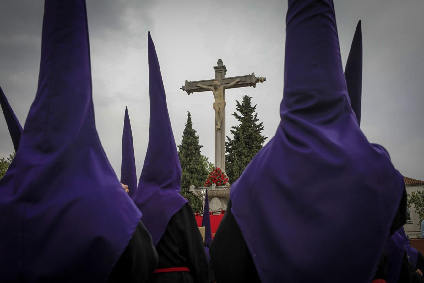 La Soledad ha acudido al acto para estar acompañada de una multitud de fieles que se han dado cita a las 3 de la tarde