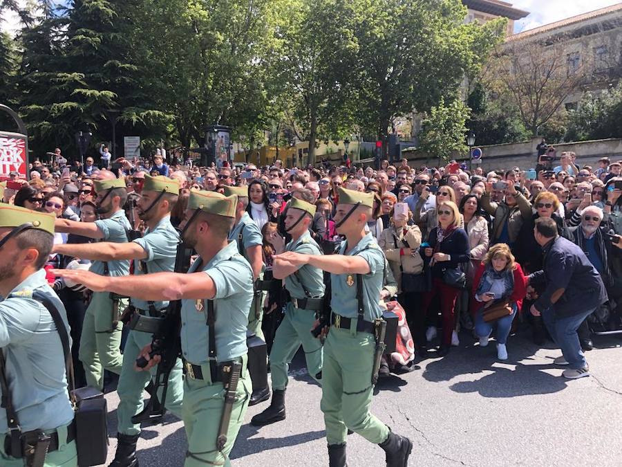 Los legionarios estarán esta tarde tras la cruz de guía de la cofradía de los Ferroviarios