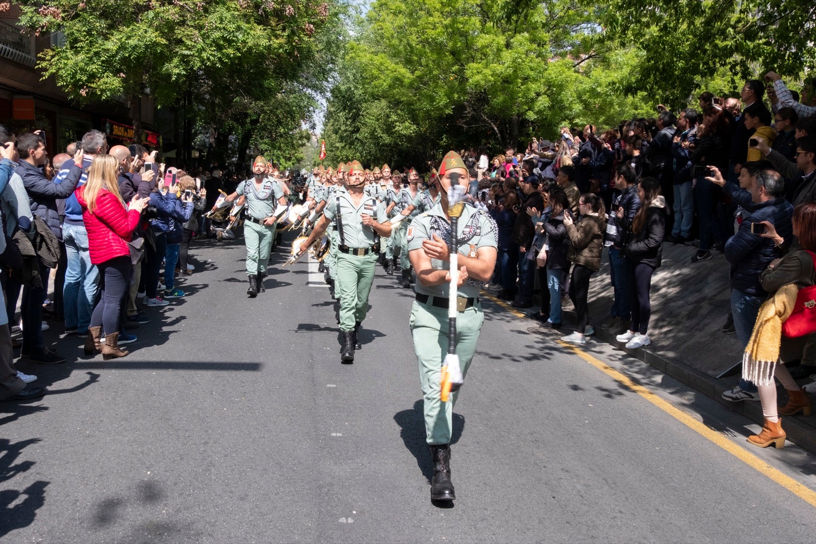 Los legionarios estarán esta tarde tras la cruz de guía de la cofradía de los Ferroviarios