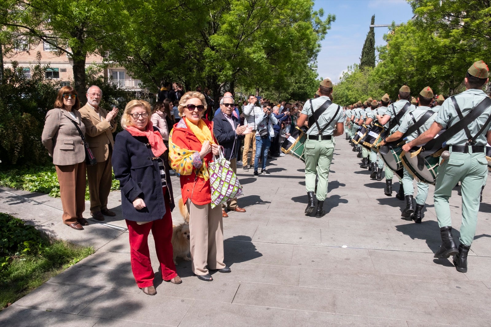 Los legionarios estarán esta tarde tras la cruz de guía de la cofradía de los Ferroviarios