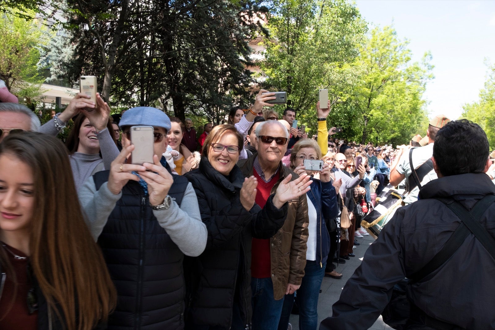 Los legionarios estarán esta tarde tras la cruz de guía de la cofradía de los Ferroviarios