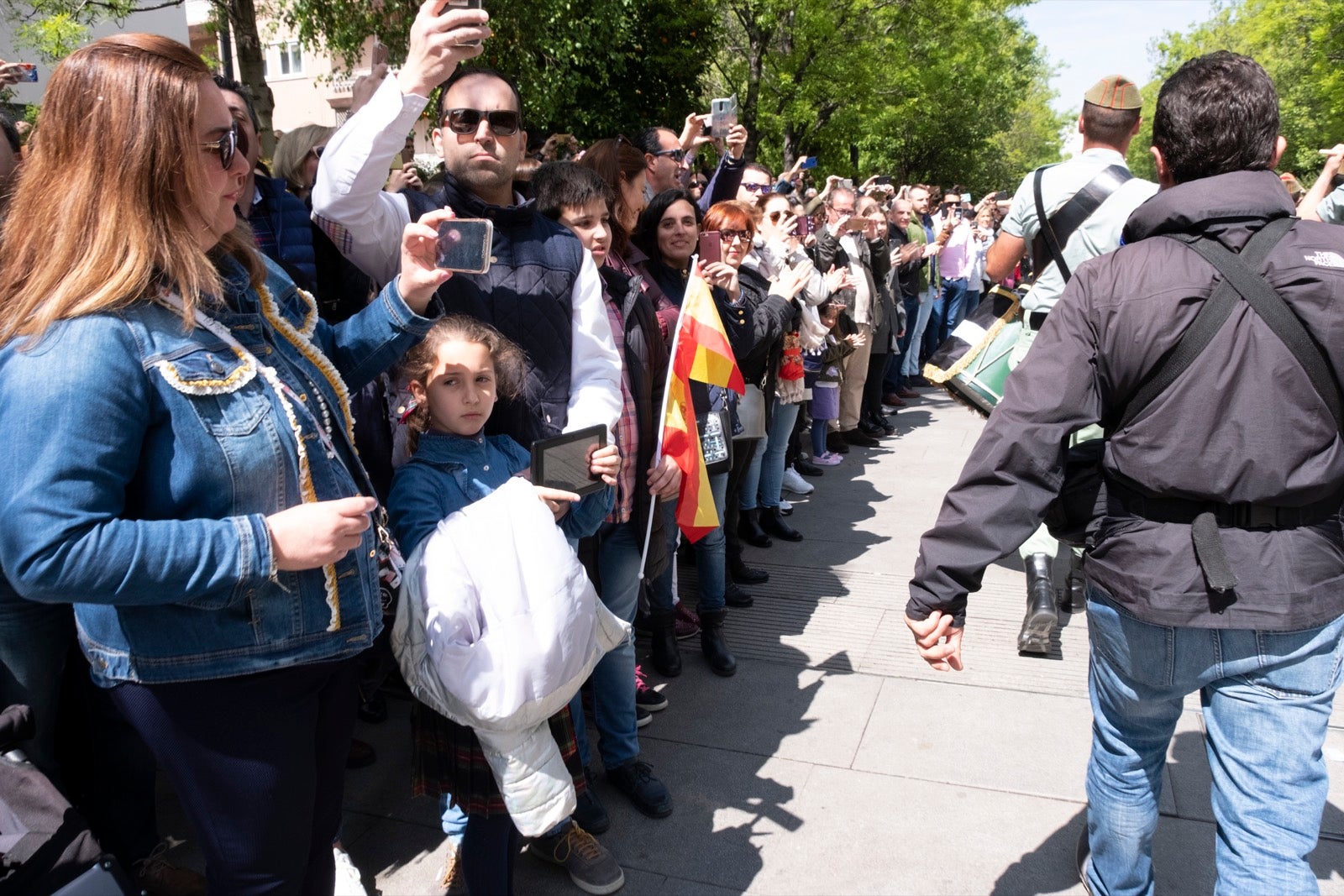 Los legionarios estarán esta tarde tras la cruz de guía de la cofradía de los Ferroviarios