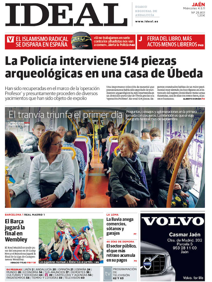 4 de mayo de 2011. El primer día del tranvía.