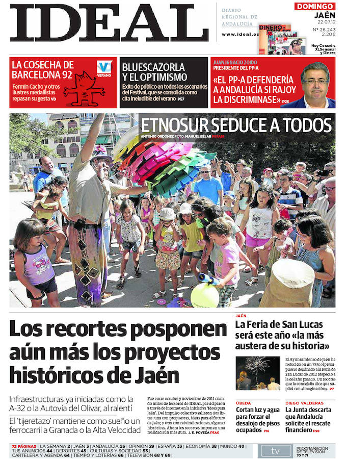 22 de julio de 2012. Etnosur en Alcalá la Real.