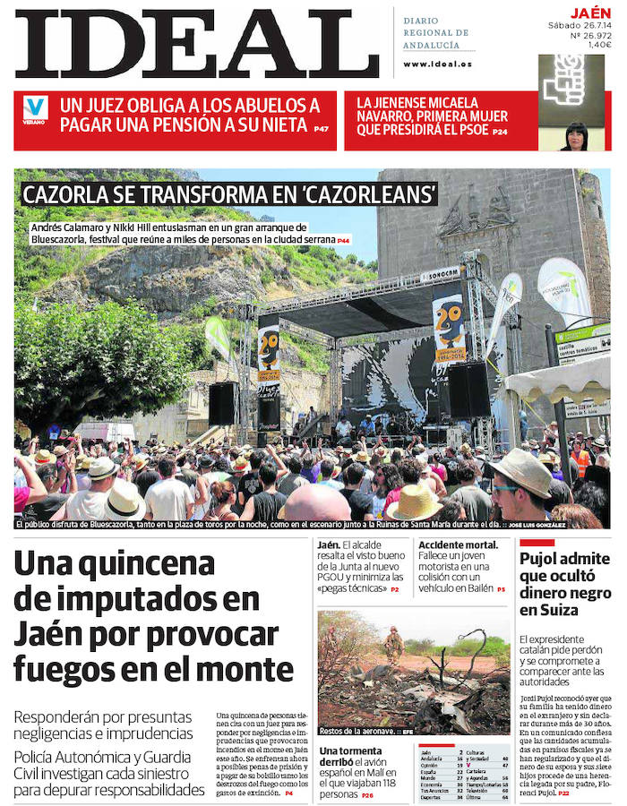 26 de julio de 2014. Festival 'Bluescazorla'.