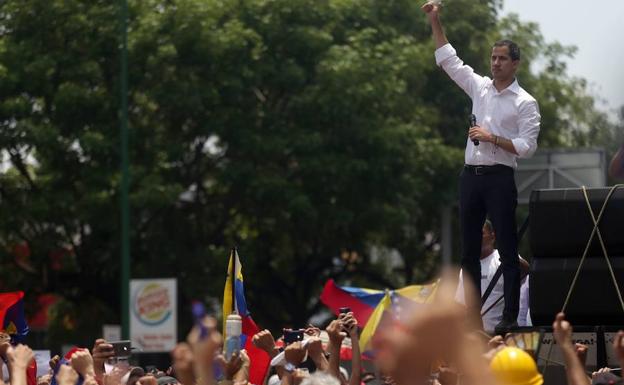 El líder de la oposición venezolana, Juan Guaidó.
