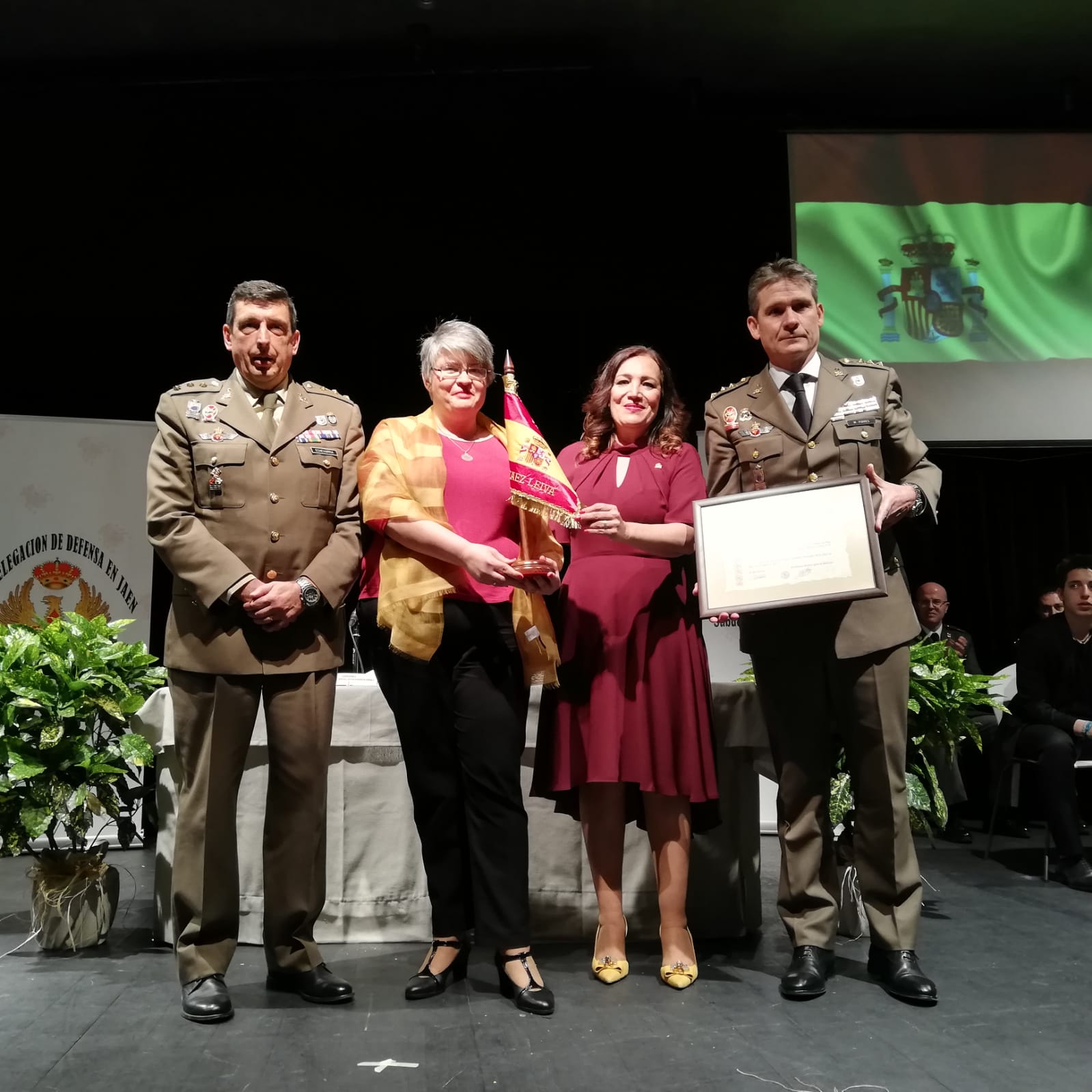 Emotiva celebración del XXV aniversario de la Subdelegación de Defensa en Jaén en un acto lleno de detalles muy jienenses