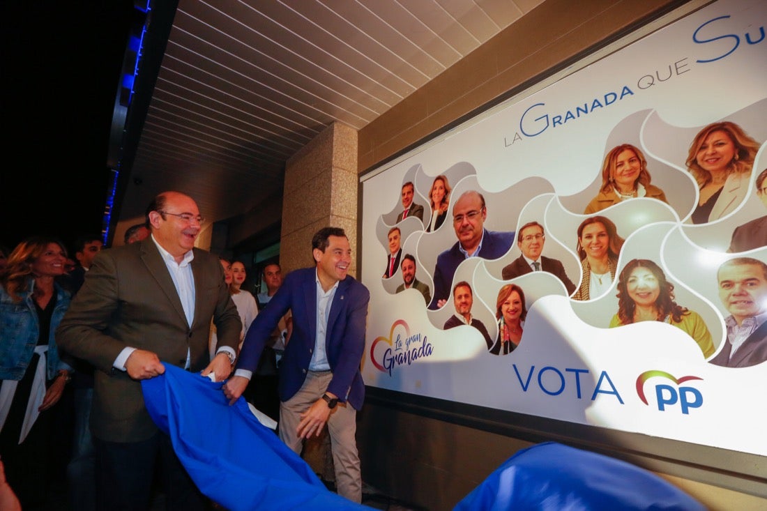 El líder del PP local vino acompañado de 