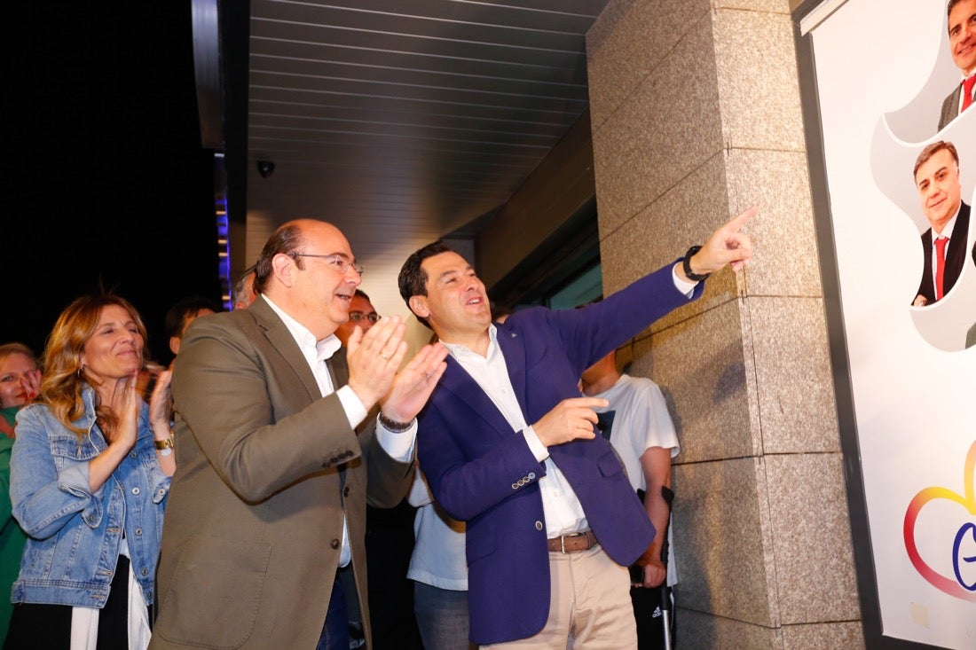 El líder del PP local vino acompañado de 