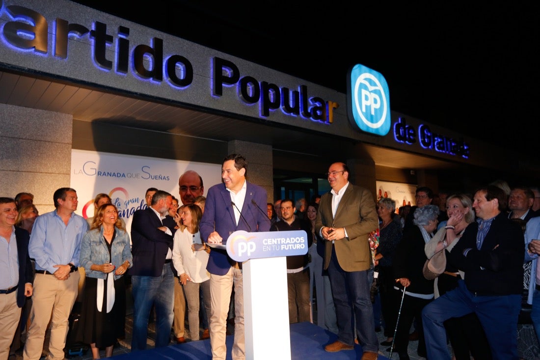 El líder del PP local vino acompañado de 