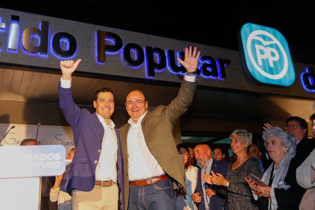 El líder del PP local vino acompañado de 