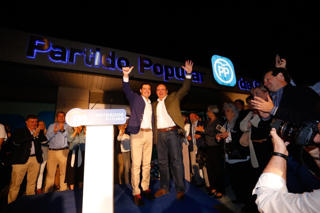 El líder del PP local vino acompañado de 