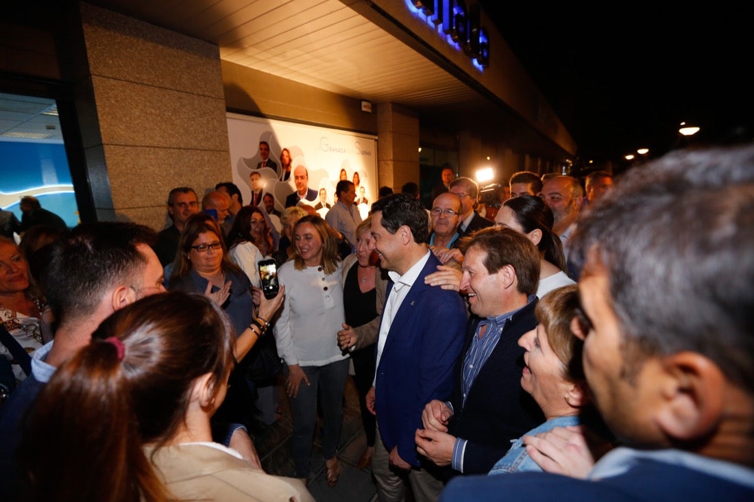 El líder del PP local vino acompañado de 