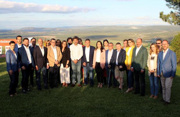 Integrantes de la candidatura municipal de Ciudadanos.