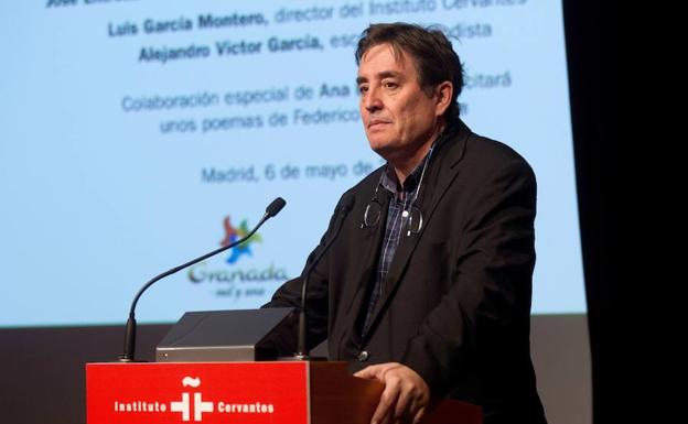 El director del Instituto Cervantes, Luis García Montero. 