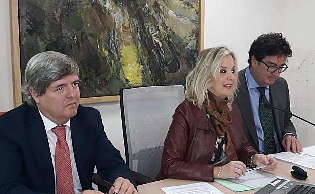 La fiscal superior de Andalucía, durante su intervención. 