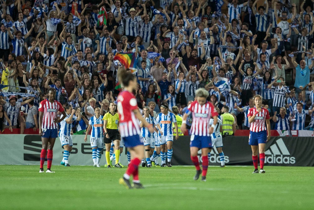 Los momentos más interesantes de la final entre la Real Sociedad y el Atlético de Madrid