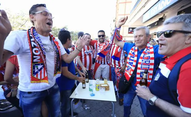 Ambiente previo a la final de la Copa de la Reina.