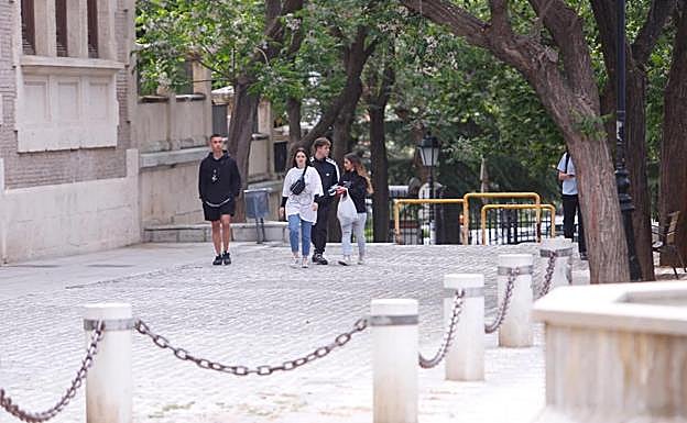 Plaza de la Libertad, un día después de los hechos