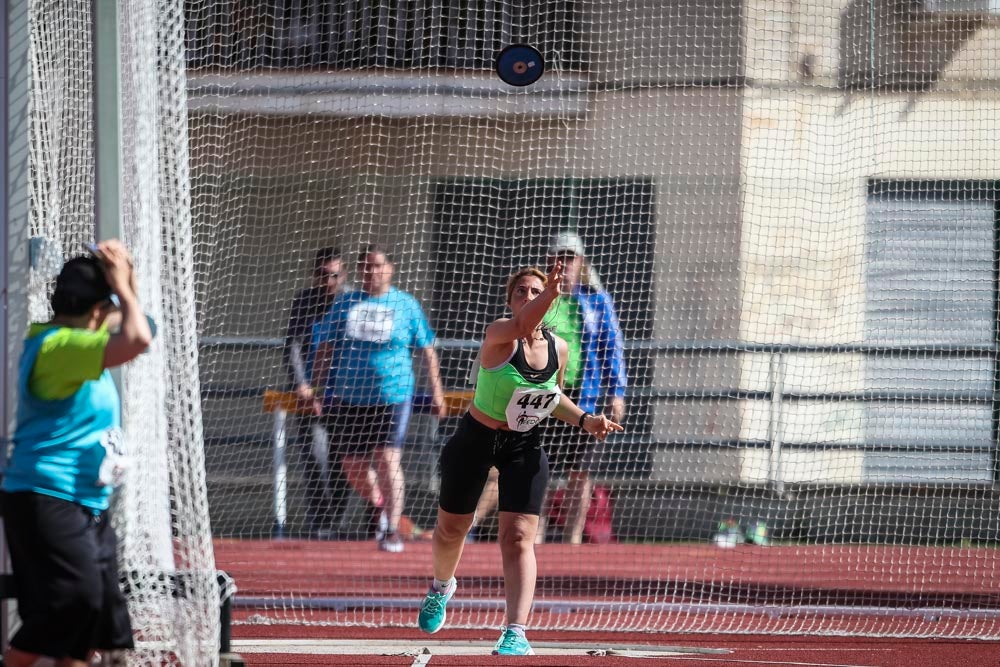 Cerca de trescientos deportistas se encuentran desde ayer en el Complejo Deportivo Núñez Blanca participando en las distintas pruebas de este Campeonato de España organizado por la FEDDI