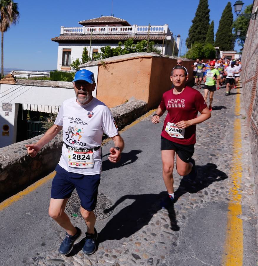 Un total de 13.1 kilómetros, dos menos que la pasada edición, y un desnivel acumulado de 207 metros de auténtica belleza por los barrios del Albaicín y el Sacromonte, dejando la Alhambra a la espalda, sin dejar de recorrer también los espacios más emblemáticos de la capital