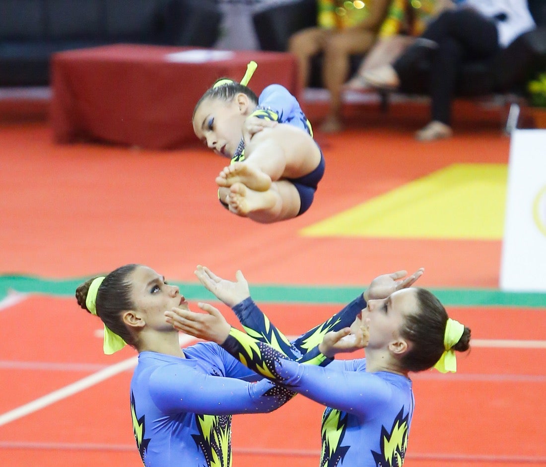 Durante los días 31 de mayo, 1 y 2 de junio 2019 se celebra el «Campeonato de España de Gimnasia Acrobática» organizado entre la Federación Española de Gimnasia y la Federación Andaluza de Gimnasia.Un evento que reúne a mas de 700 gimnastas de la acrobática de los diferentes puntos de España. Un evento único para disfrutar de un espectáculo deportivo con la familia y amigos