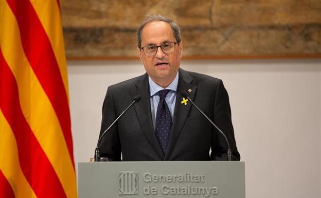 El presidente de la Generalitat, Quim Torra. 