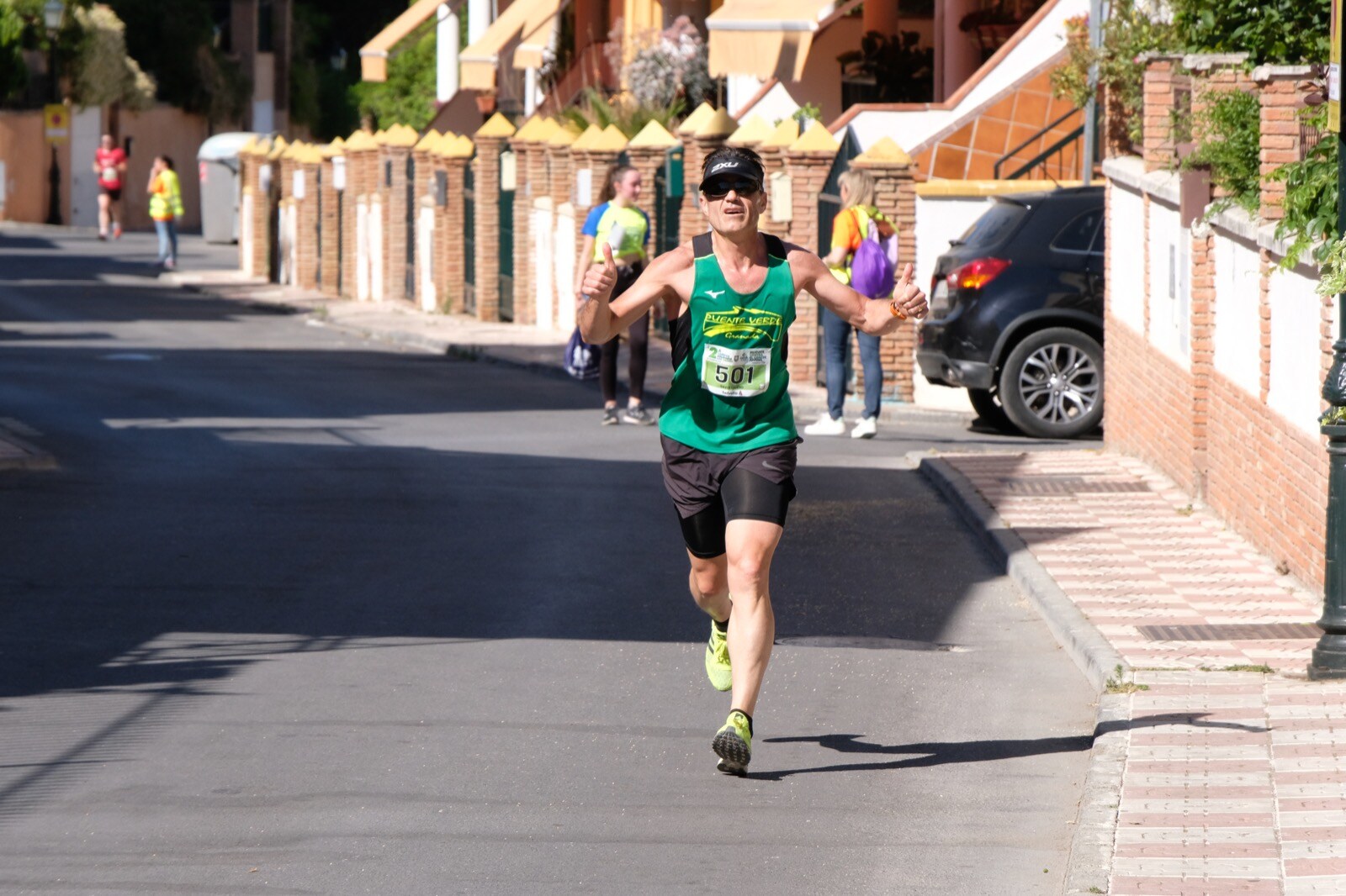 Con modalidades infantiles, una march-carrera y una prueba absoluta de 7 kilómetros, la carrera solidaria de Cájar ha celebrado su segunda edición con un gran ambiente