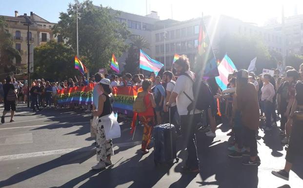 Cientos de personas han aguardado en el bulevar de Constitución.