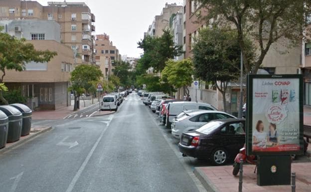 Calle Hermanos Pinzón de Almería. 