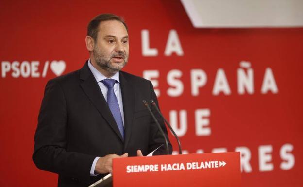 El secretario de Organización del Partido Socialista, José Luis Ábalos.