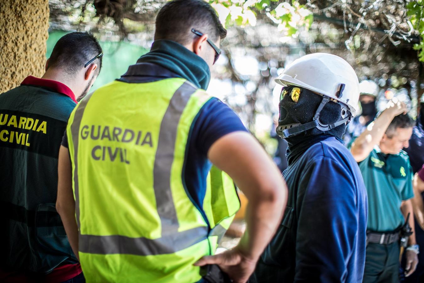 Operación de la Guardia civil contra los cultivos de marihuana