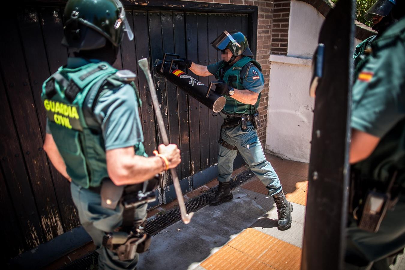 Operación de la Guardia civil contra los cultivos de marihuana