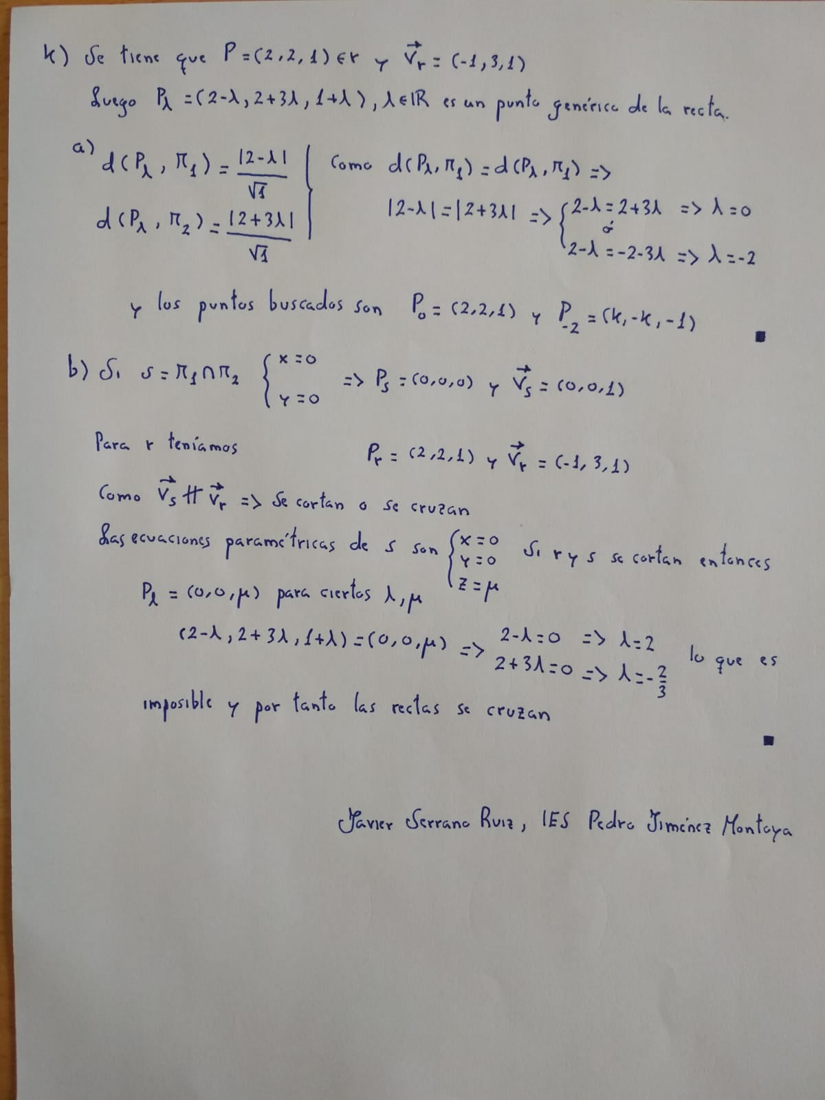 Tras la polémica surgida por la regodia de firmas para impugnarlo, un docente ha resuelto así la prueba. «No hay motivo para la queja», dice