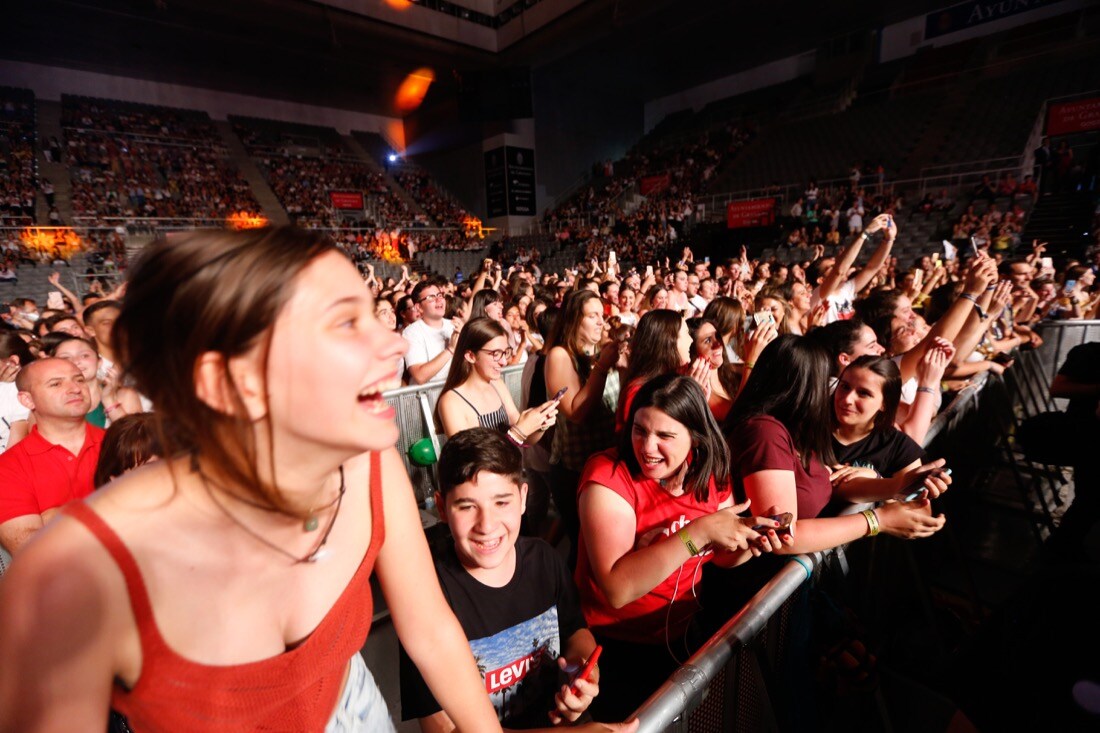 Los ex concursantes del programa televisivo sacudieron anoche la ciudad en un concierto para todos los públicos