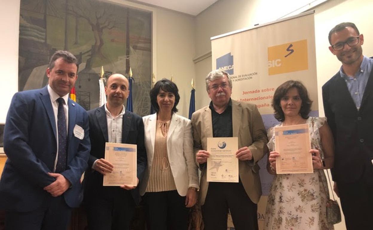 Tres grados de la Universidad de Granada reciben el Sello Internacional de Calidad