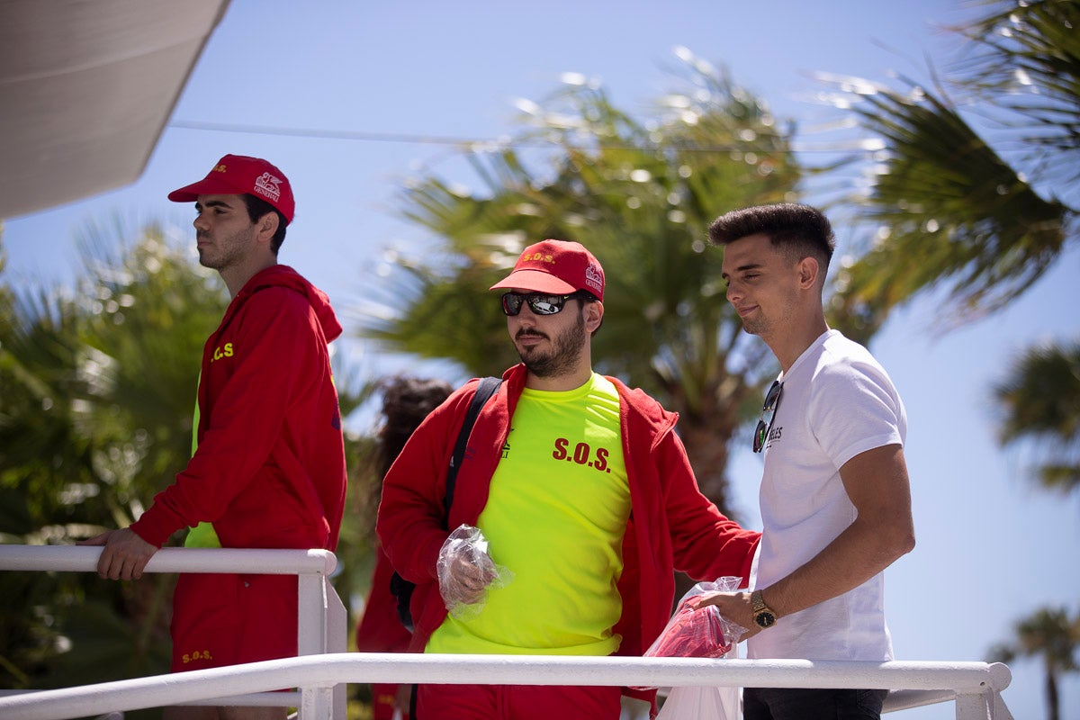 El servicio estará en funcionamiento hasta el 9 de septiembre, con horario de 12 del mediodía a 8 de la tarde y contará con 31 socorristas, entre ellos, 1 coordinador, 4 encargados de puestos de socorro y 4 patrones de embarcaciones