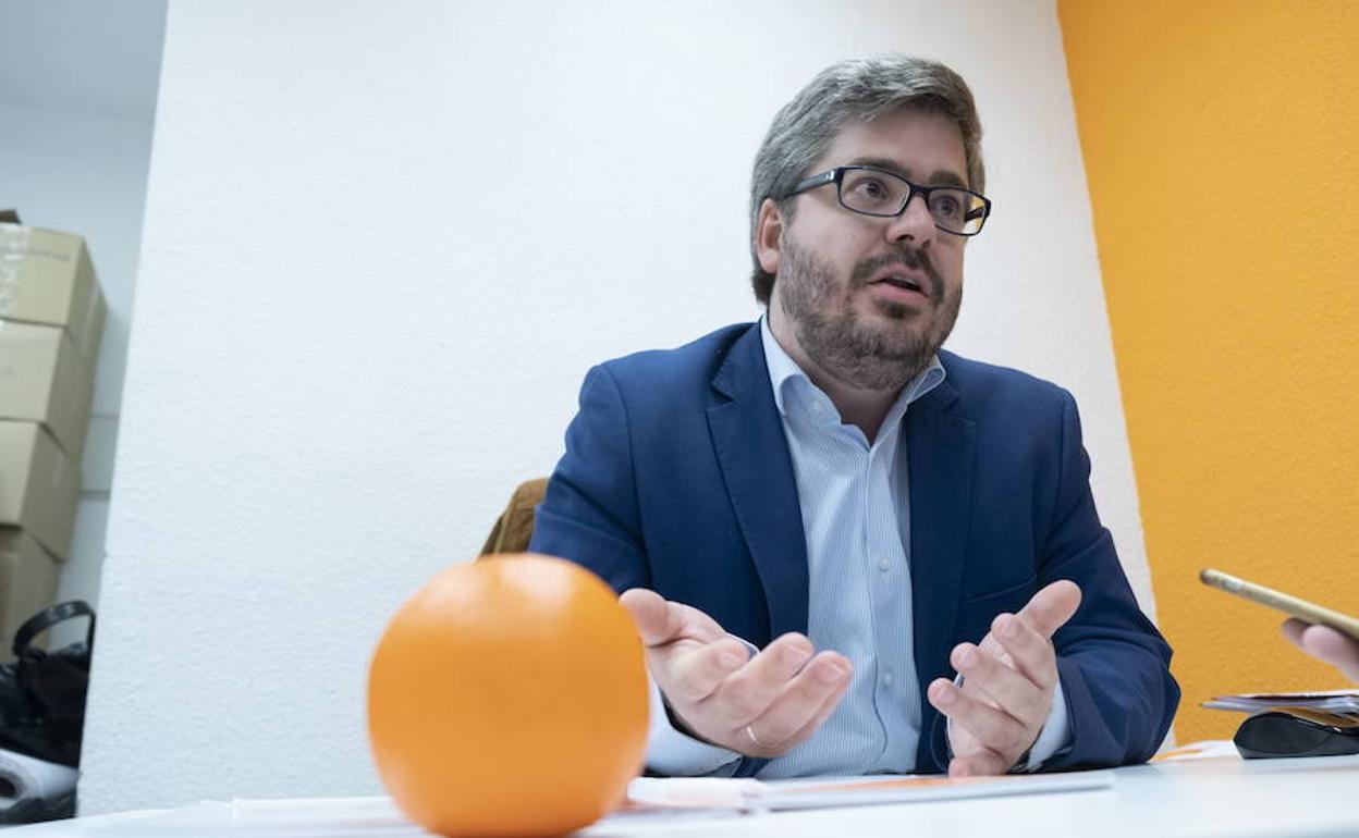 Fran Hervías, secretario de Organización de Ciudadanos.