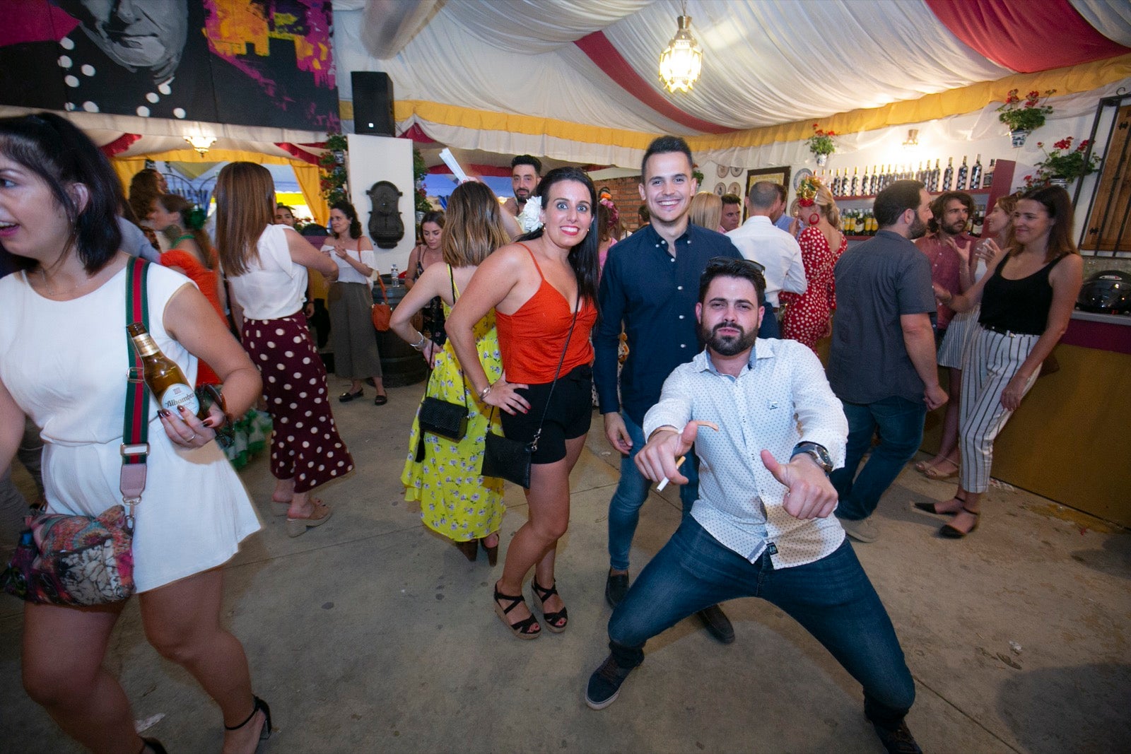 El festivo de la feria de Granada se hizo sentir en el recinto de Almanjáyar