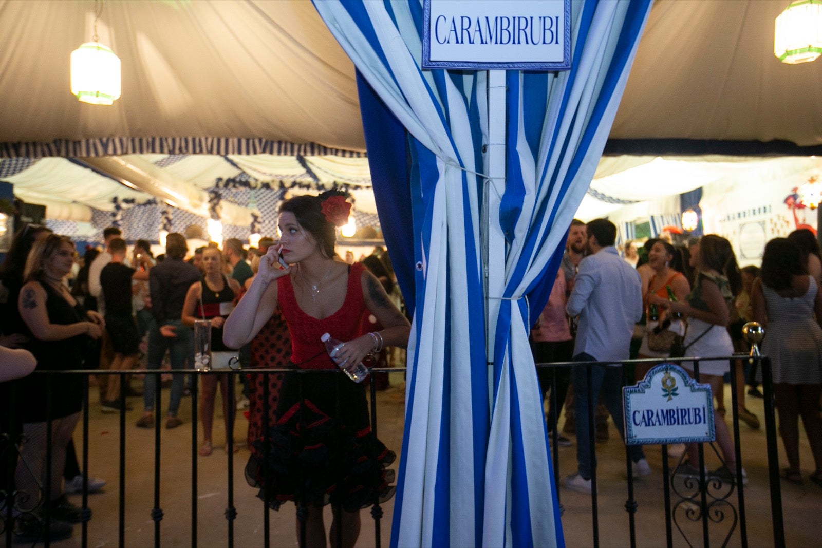 El festivo de la feria de Granada se hizo sentir en el recinto de Almanjáyar