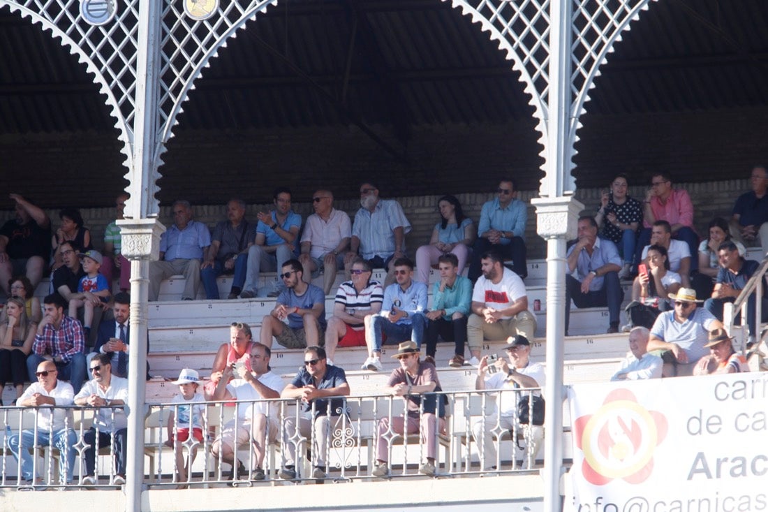 Fueron muchos los que acudieron a la plaza de toros de la ciudad este jueves