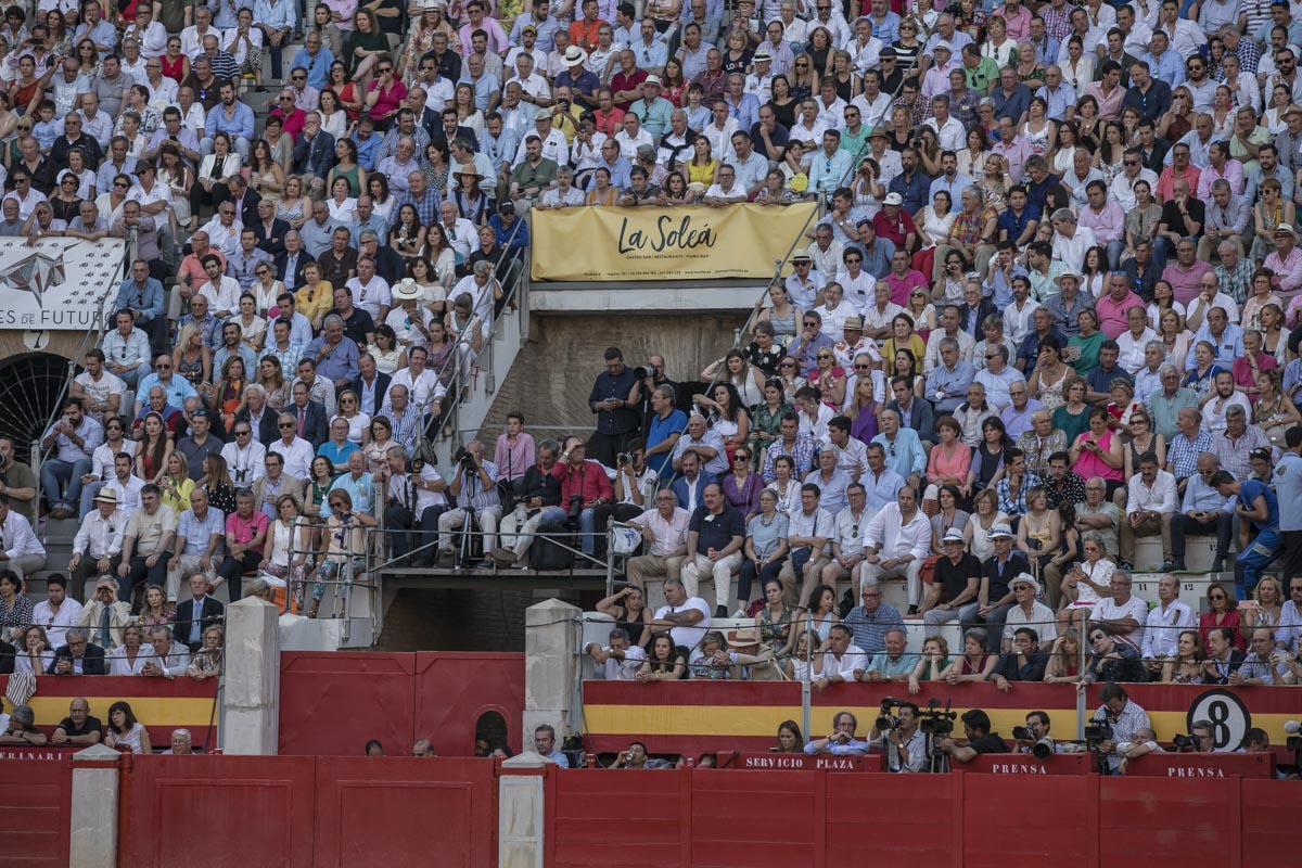 La Monumental de Frascuelo estuvo a rebosar para el retorno del diestro