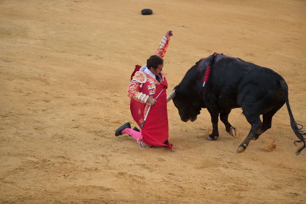 Portentosa actuación del granadino 'El Fandi0', a hombros con Julián López 'El Juli' en tarde de claroscuros de 'Morante de la Puebla'