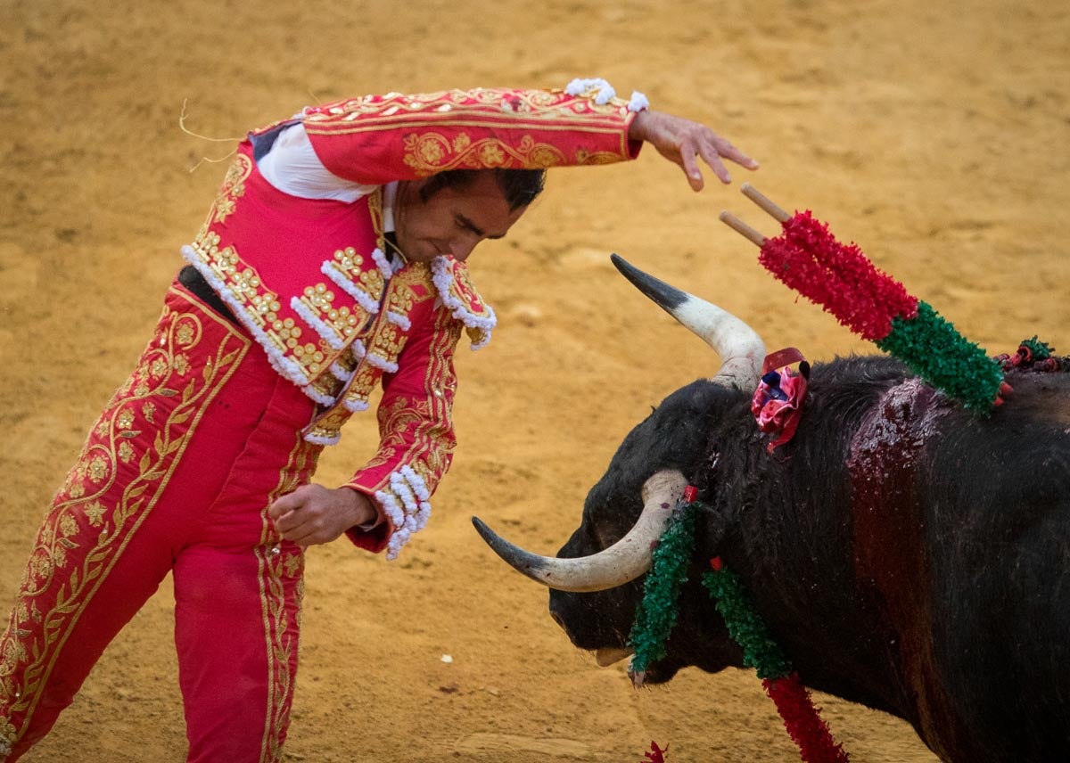 Portentosa actuación del granadino 'El Fandi0', a hombros con Julián López 'El Juli' en tarde de claroscuros de 'Morante de la Puebla'