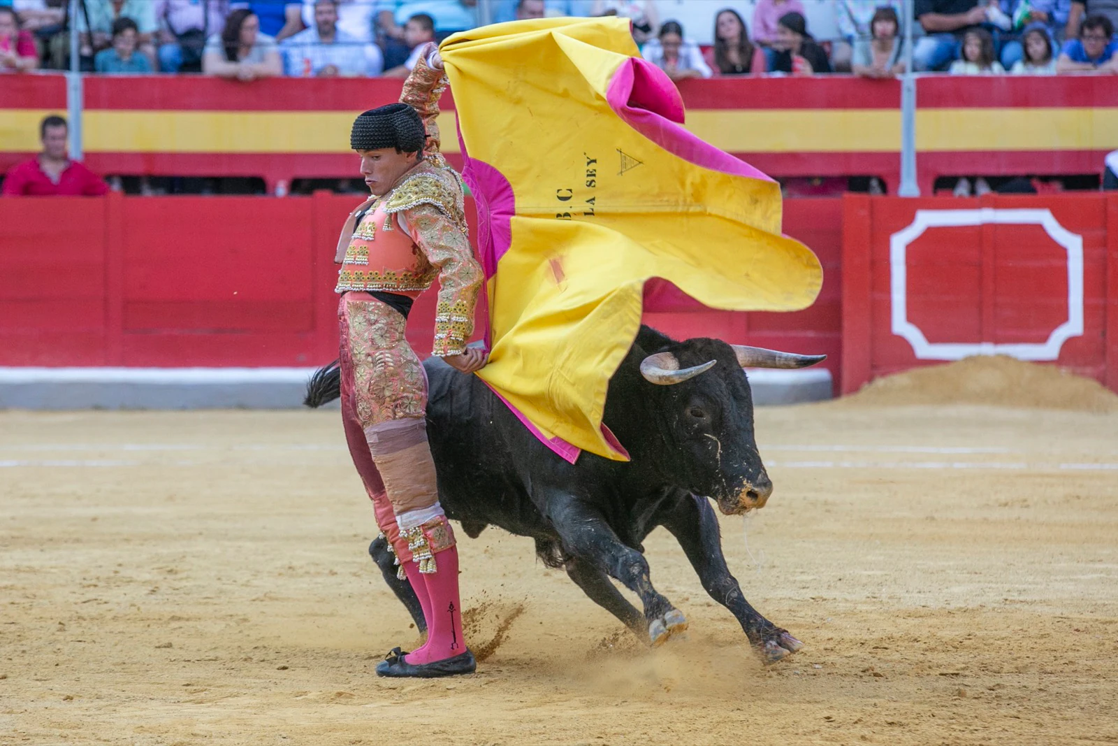 Borja Collado y Miguel Aguilar ponen broche triunfal a la feria del Corpus. El bastetano Aquilino Girón, que cortó una oreja y acreditó sobrado valor, acabó en la enfermería con una lesión en la rodilla